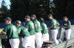 Menlo Park Legends Players in the dugout ready to start the baseball game