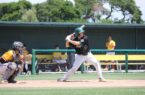 Farr up to bat Legends Baseball