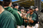 Menlo Park Legends baseball celebrating strong back to back wins in week 3