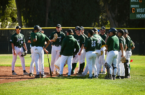 The Menlo Park Legends stand together as they enter their final baseball week